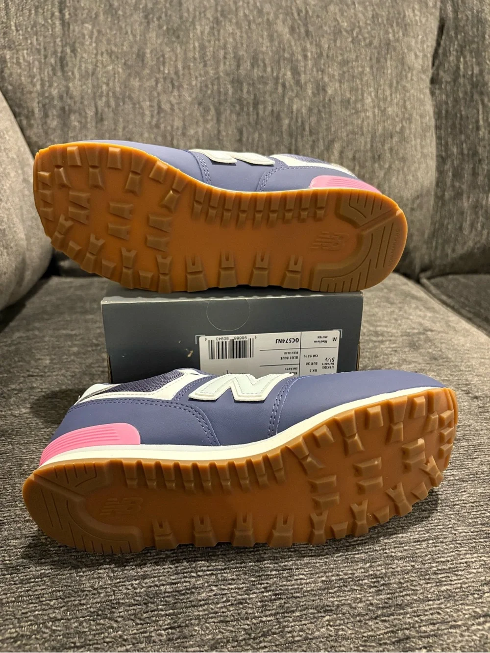 Kids new balance size 5.5 Blue Athletic Sneakers - Comfortable Everyday Shoes